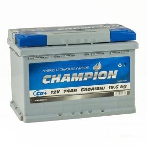 Champion 6CT-74 Ah/12V Euro (0)